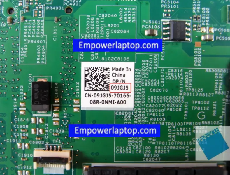 Dell CN-09JGJ5 9JGJ5 Moederbord Inspiron 14R M4010 48.4EK10.011