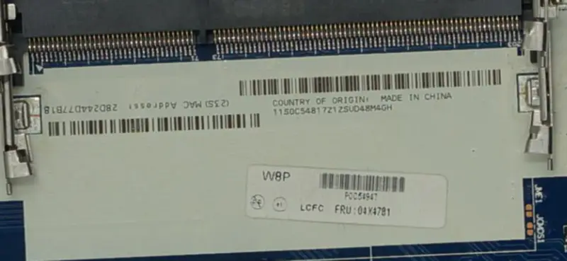 Lenovo 04X4781 Thinkpad E540 NM-A161 AILE2 Moederbord