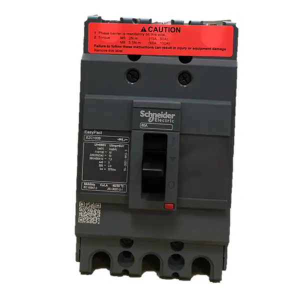 3-polige installatieautomaat Easypact EZC100B 3P60A