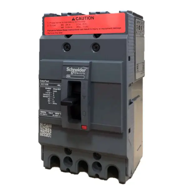 3-polige installatieautomaat Easypact EZC100B 3P60A