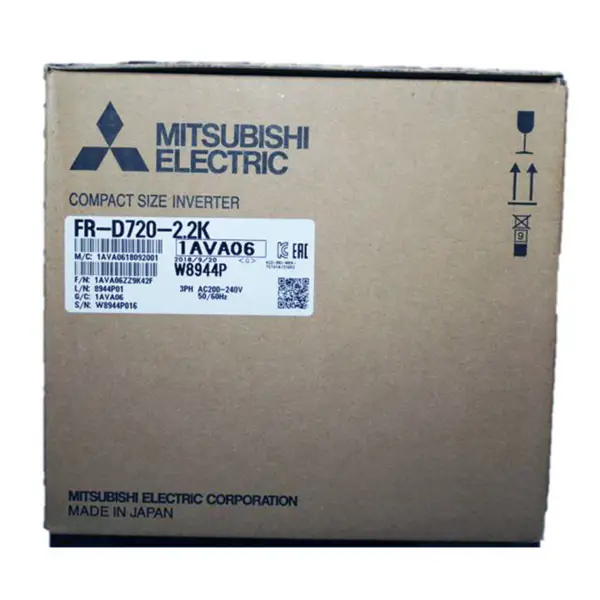 made in Japan Mitsubishi FR-D720-165-NA FR-D700-serie VFD