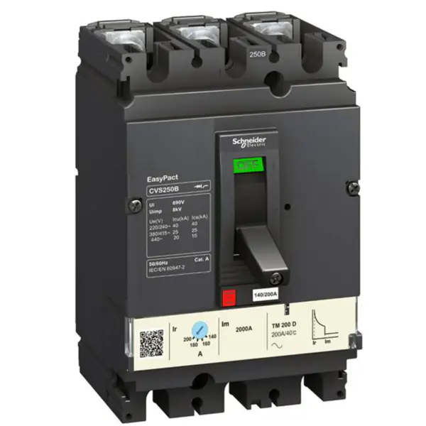 schneider EasyPact CVS250B stroomonderbreker LV525302