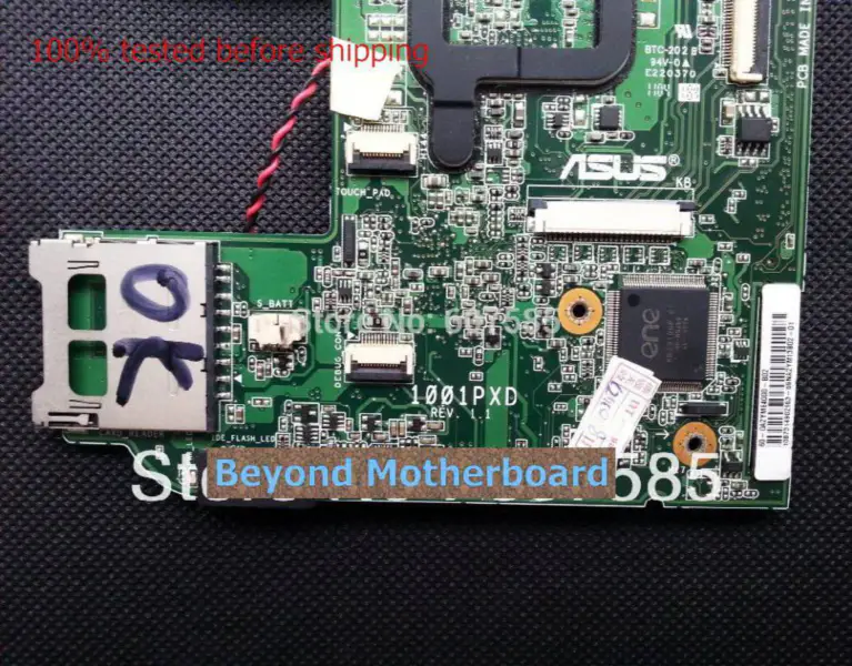 Asus 1001PXD moederbord