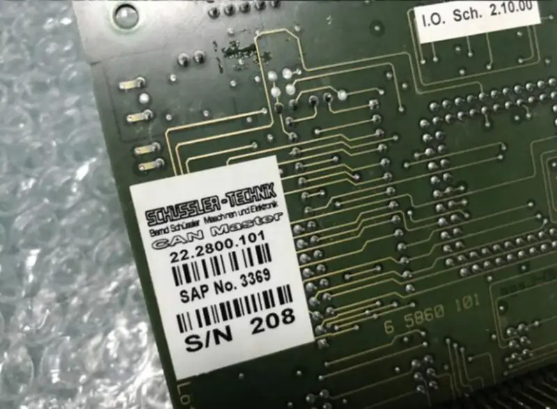 SCHUSSLER TECHNIK 5860 101 22.2800.101CNA MASTER industrieel moederbord