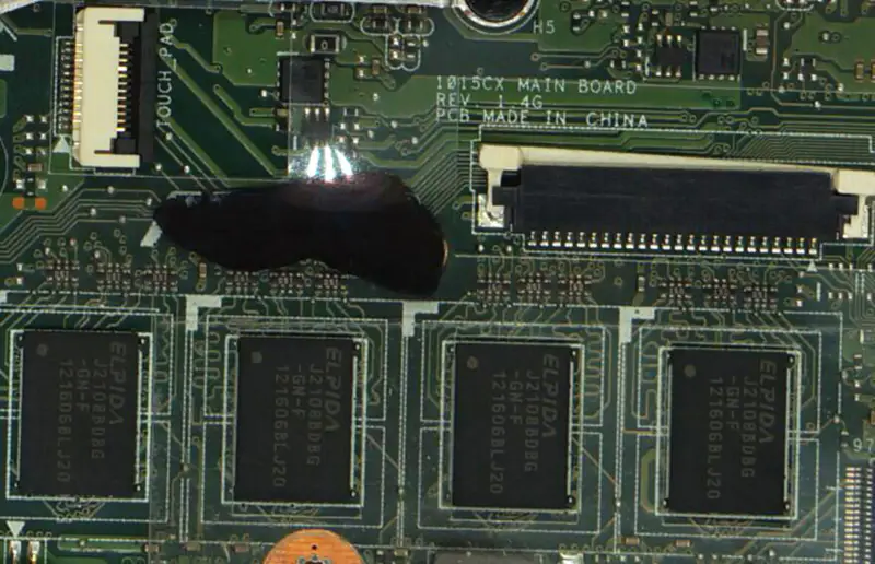 Asus 1015CX Moederbord