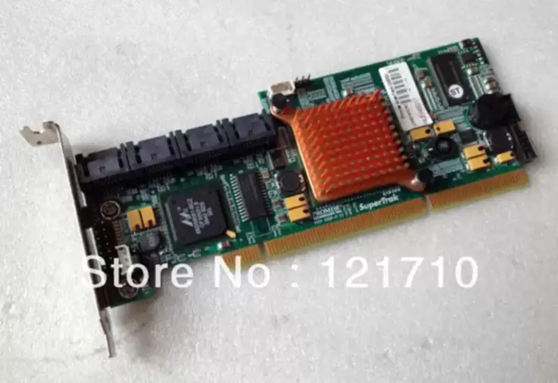 Promise PCI-X-interface Promise superTrack EX8300 SATA RAID Control 21406011 industrieel moederbord