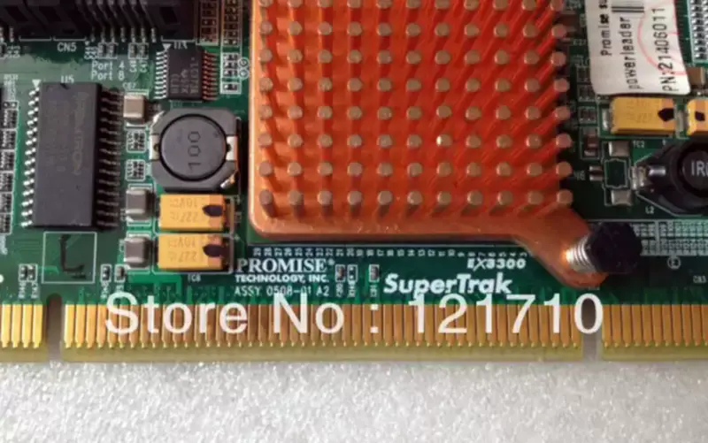Promise PCI-X-interface Promise superTrack EX8300 SATA RAID Control 21406011 industrieel moederbord