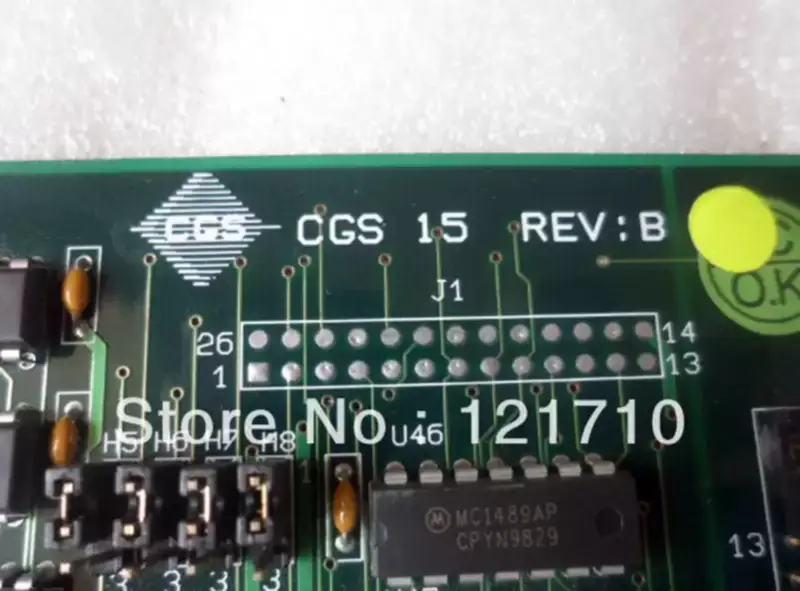 CGS CGS 15 REV:B ISA-interface met één maand garantie industrieel moederbord