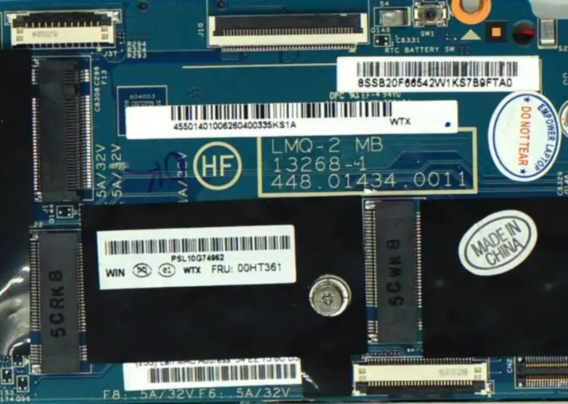 Lenovo X1 Carbon LMQ-2 13268-1 Moederbord met i7-5600U 8G