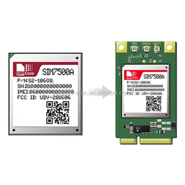 SIMCOM SIM7500X multi-band Draadloze Communicatie Module GNSS GPRS Module SIM7500E SIM7500A SIM7500V SIM7500JE SIM7500SA