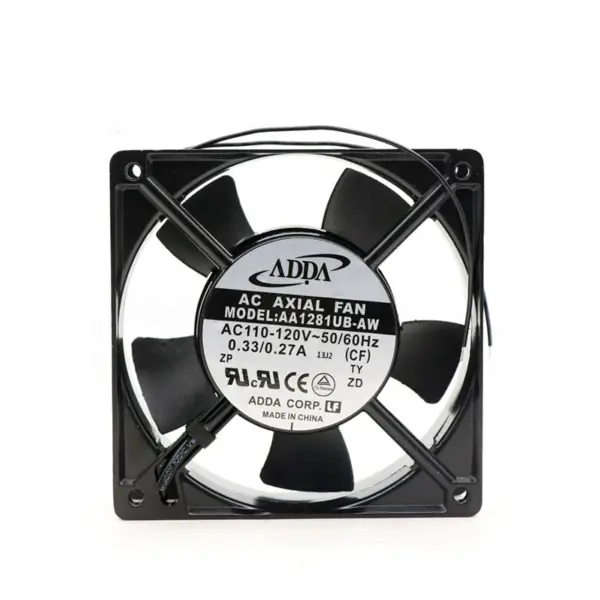 ADDA AA1281UB-AW 120MM 115VAC 107CFM 48.1DB 12038 Axiale Koelventilator