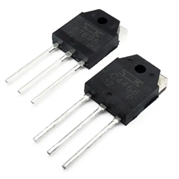Audio Power Pipes elektronische component IC Chip A1695 C4468 2SA1695 2SC4468 TRANS PNP 140V 10A TO3P