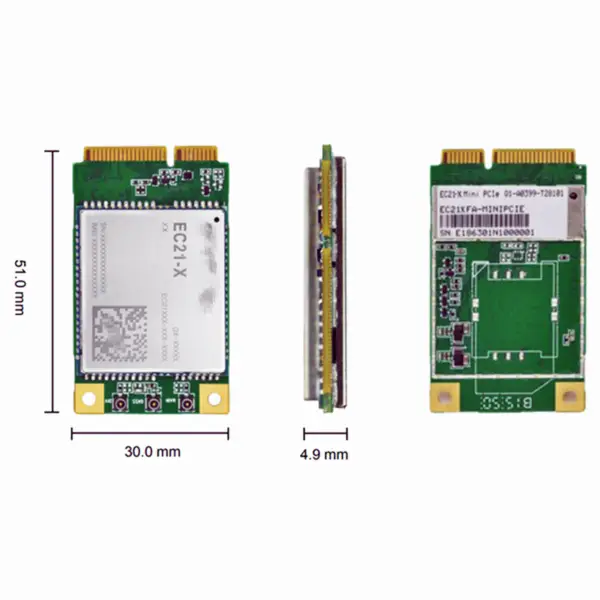 LTE Cat 1-module EC21 Mini PCIe 4G IOT draadloze communicatiemodules EC21-E-MINIPCIE EC21EFA-MINIPCIE