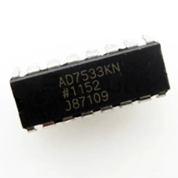 Analoog naar digitaal converter IC chip AD7533 AD7533KNZ AD7533JNZ AD7533LN IC DAC 10BIT A-OUT 16DIP