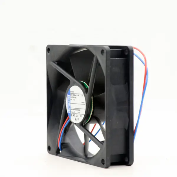 Ebm papst 3414N 92x92x25mm 24VDC 49.4CFM 2.3W 32dBA 2700RPM buisasventilator met kogellager