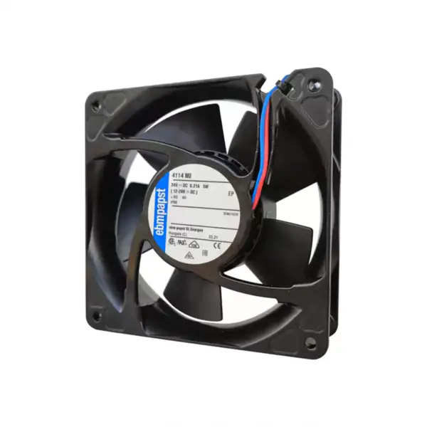 Origineel Ebmpapst 4114NU 119x119x38mm 24VDC 106.0CFM 5.6W 3200RPM kogellager IP68 axiale koelventilator