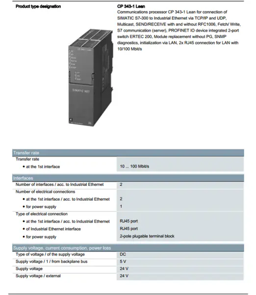 Siemens besturing 6GK5774-1FX00-0AA0 6GK57741FX000AA0
