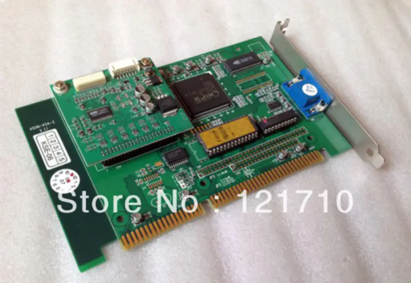 THS-2005 ISA-interface LCD-displaykaarten KSON-VGA-2 V 1.1 industrieel moederbord