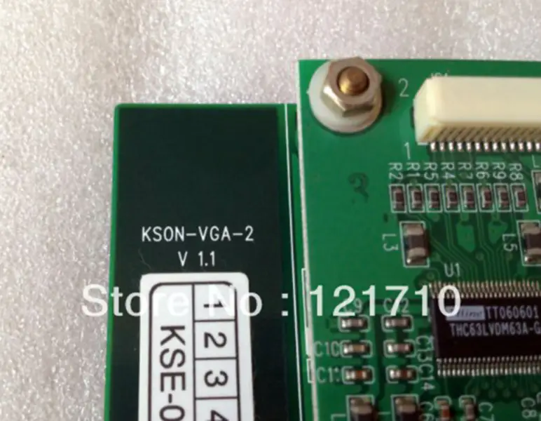 THS-2005 ISA-interface LCD-displaykaarten KSON-VGA-2 V 1.1 industrieel moederbord