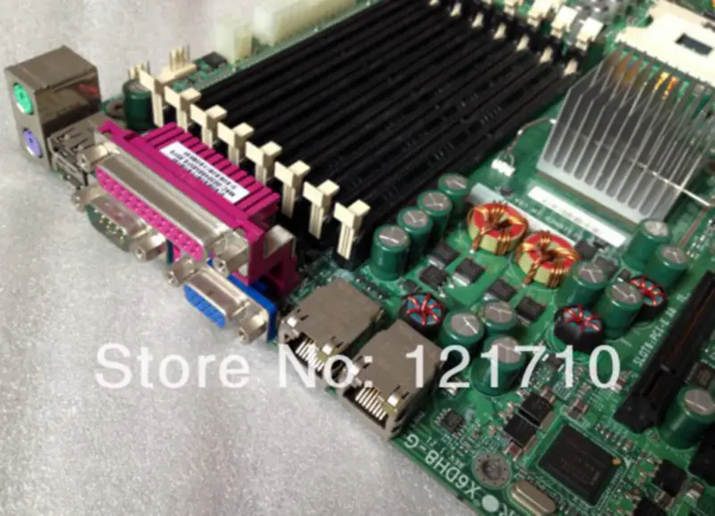 SUPER werkstation- en serverbord Supermicro X6DH8-G REV 1.21 dual XEON 604 socket industrieel moederbord