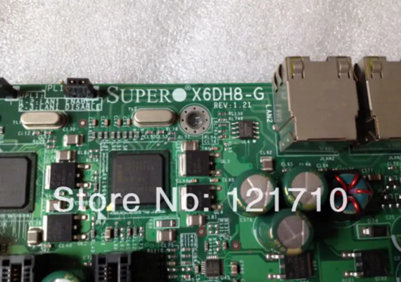 SUPER werkstation- en serverbord Supermicro X6DH8-G REV 1.21 dual XEON 604 socket industrieel moederbord