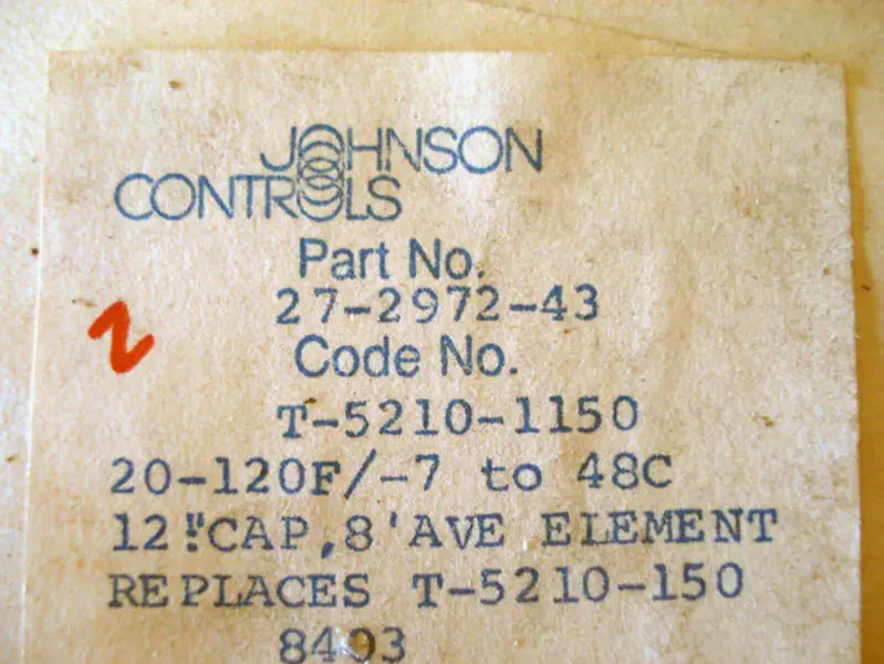 JOHNSON BESTURINGEN T-5210-1150