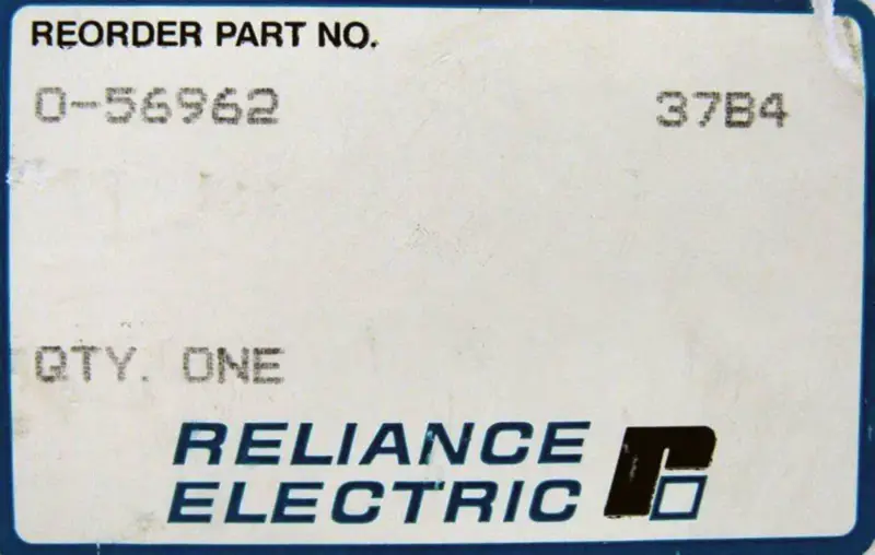 RELIANCE ELEKTRISCH 0-56962