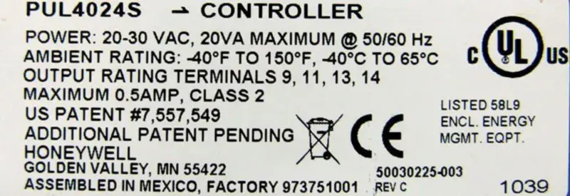 HONINGWELL PUL4024S