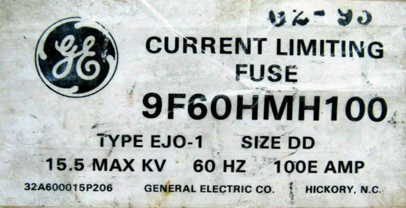 ALGEMENE ELEKTRISCHE 9F60HMH100