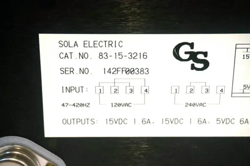 SOLA ELEKTRISCH 83-15-3216