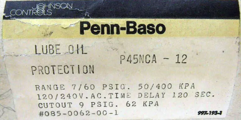 JOHNSON BESTURINGEN P45NCA-12