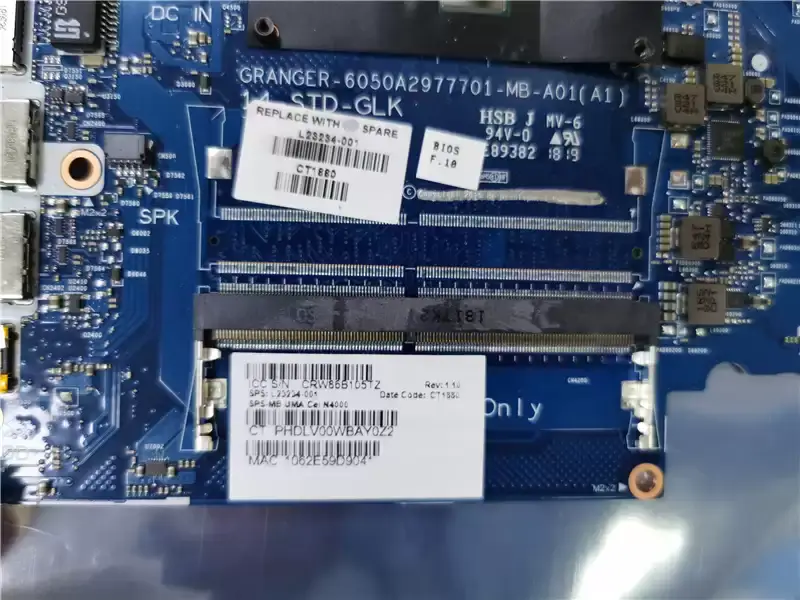 HP Probook 450 G2 784118-001 784118-501 ZPL40/ZPL50/ZPL70 LA-B181P Moederbord