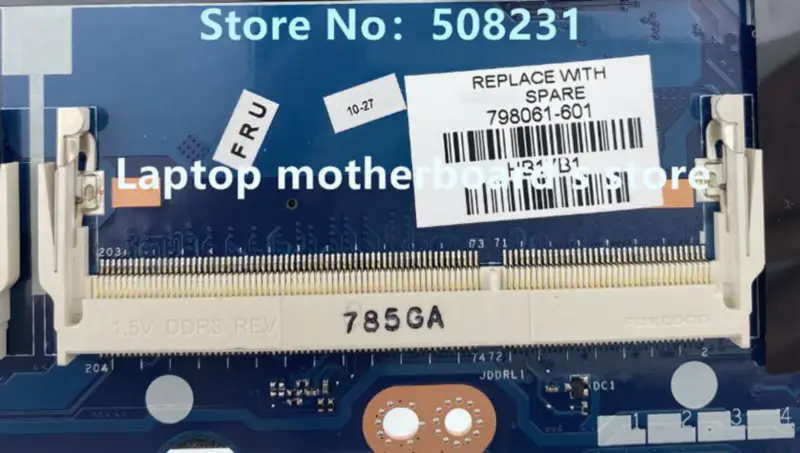 HP moederbord 450 G2 ZPL40 ZPL50 ZPL70 LA-B181P 798061-001