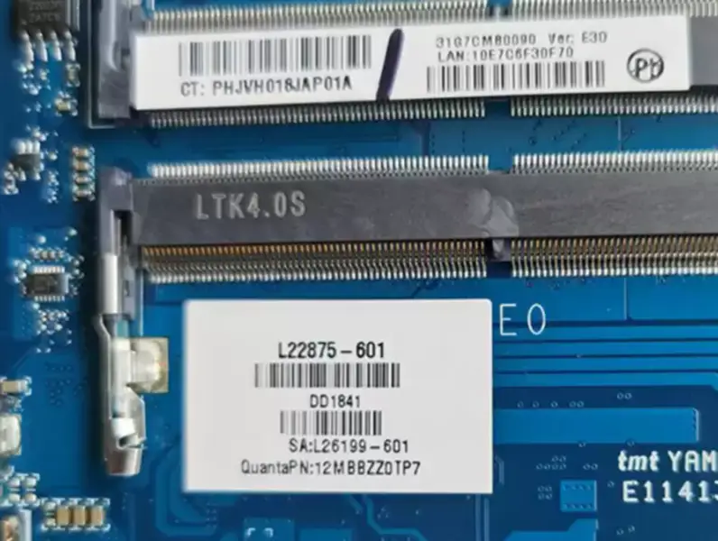 HP Pavilion 15-CU L22875-601 L22875-001 DAG7CMB16E0 moederbord