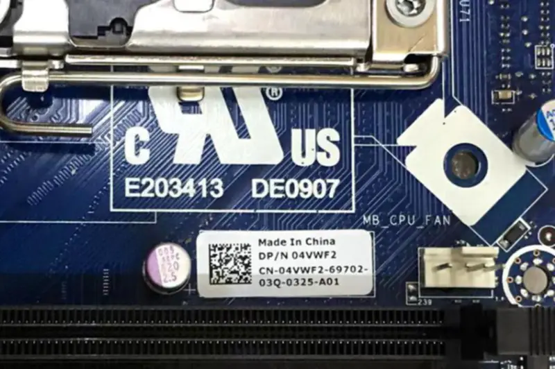 DELL X58 MS-7591 04VWF2-69702 CN-04VWF2 moederbord