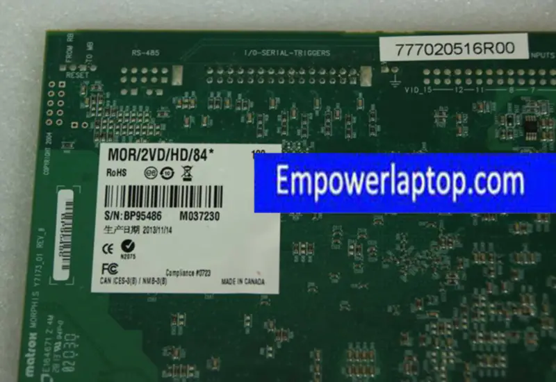 Matrox MOR/2VD/HD/84 Y7173_01 capturekaart