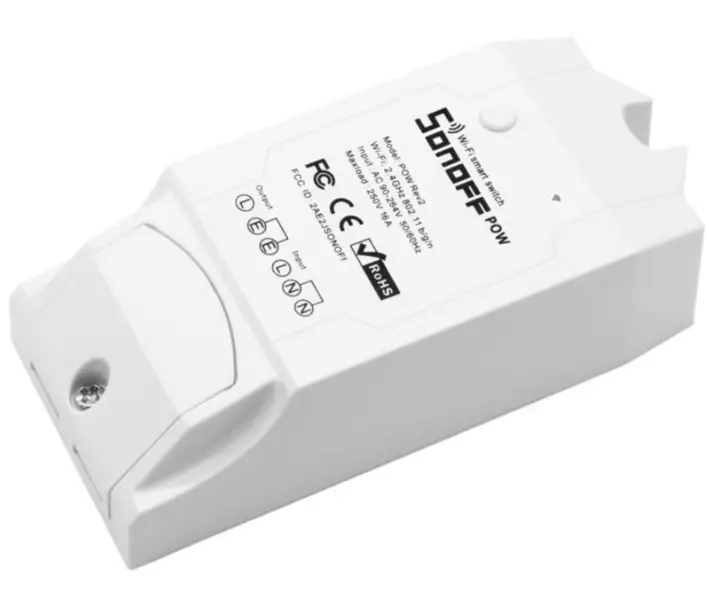 SONOFF Pow R2 WiFi-schakelaar met meting van het stroomverbruik WiFi-schakelaar 15A Smart Wifi Switch Controller