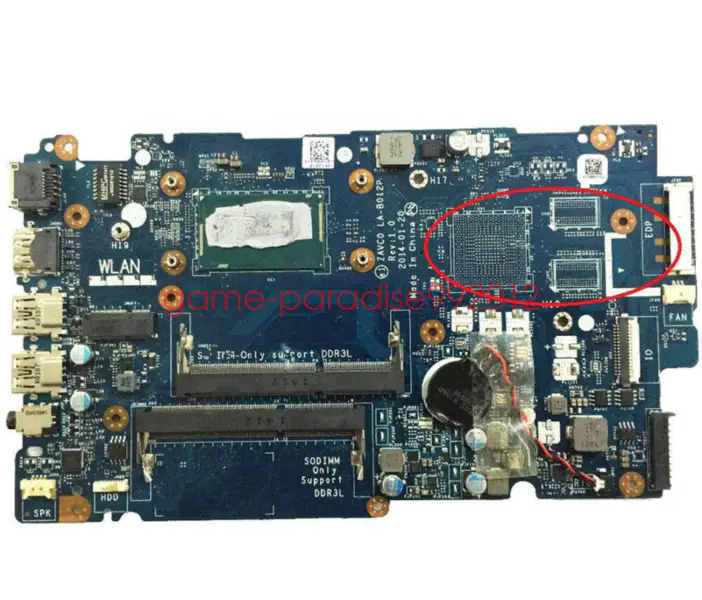 Dell LA-B012P moederbord