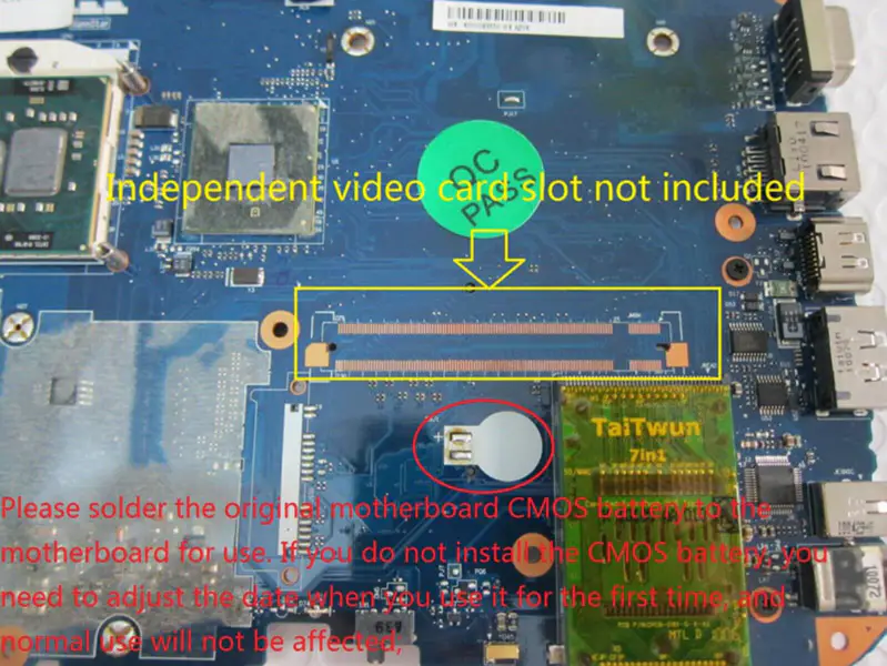Toshiba K000093550 moederbord