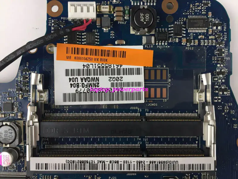 Toshiba K0001042 Toshiba Satellite 660 665 Intel moederbord ATX moederbord