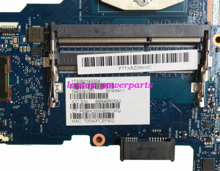 HP 744009-001 744009-501 744009-601 ATX moederbord