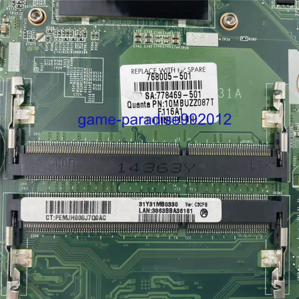 HP 768005-501 moederbord