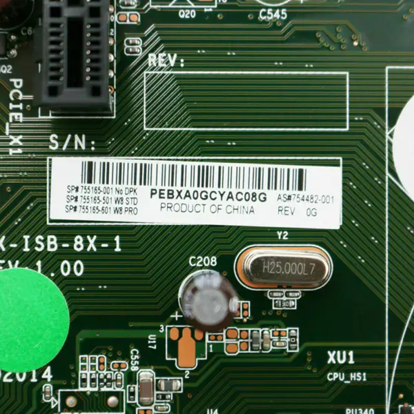 HP 754482-001 202 G2 FX-ISB-8X-1 H81 moederbord