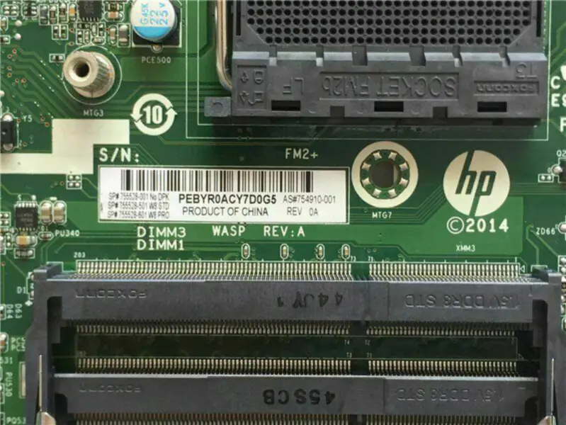 HP 754910-001 moederbord