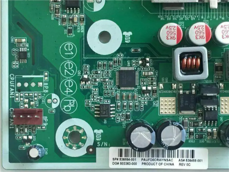 HP 536458-001 HP Compaq 8000 Elite 775 pin Q45 moederbord moederbord