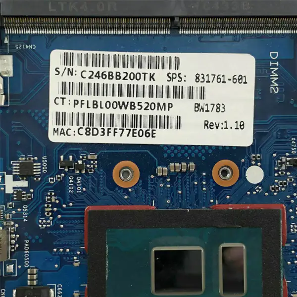 HP 831761-001 moederbord