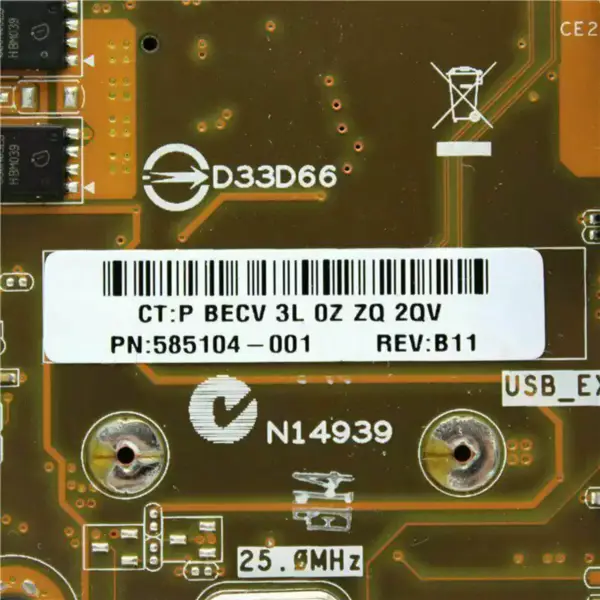 HP 600-1188cn moederbord