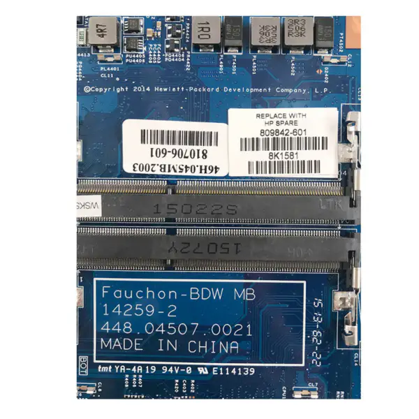 HP 809842-001 moederbord