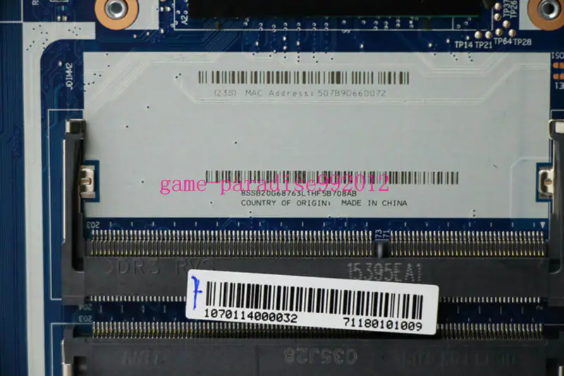 Lenovo 00HT579 moederbord