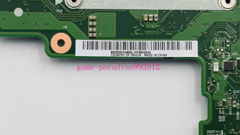 Lenovo 00HN511 moederbord